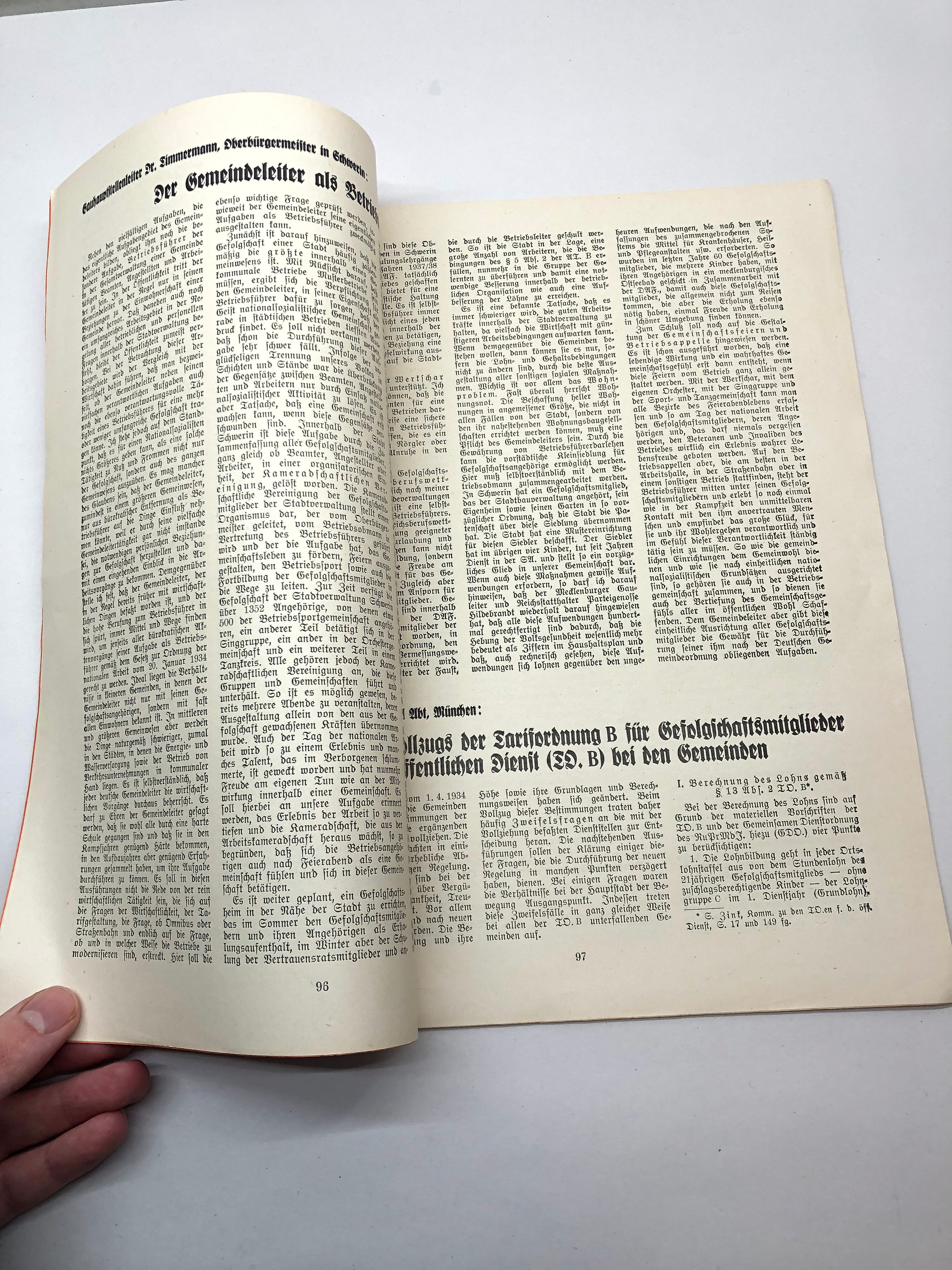 Original WW2 German Political Local Magazine / Newspaper - The Militaria Shop