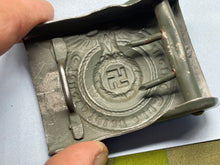 Load image into Gallery viewer, WW2 German SS Enlisted Mans Belt &amp; Buckle - Reproduction
