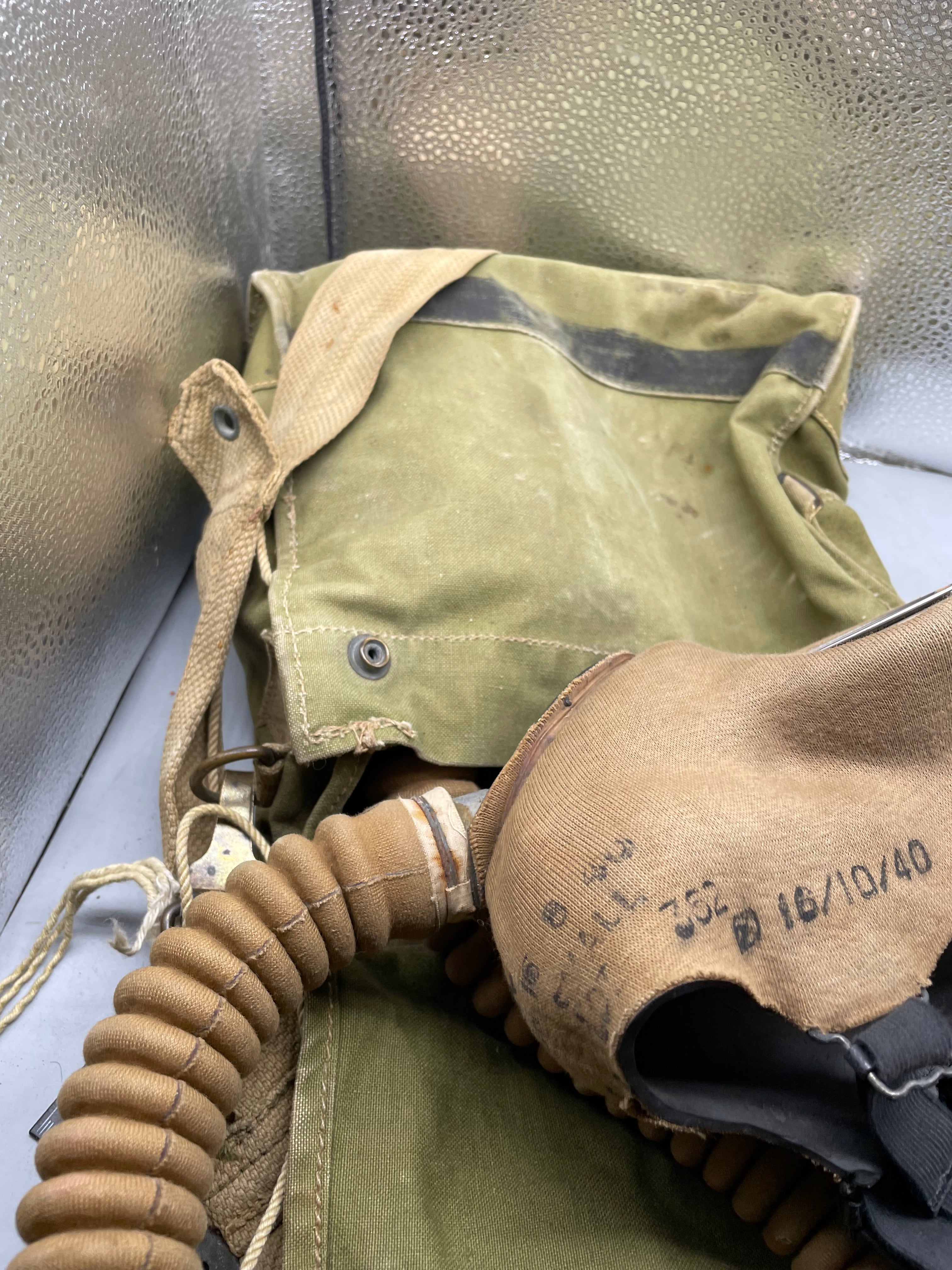 Original WW2 British Army Long-Hose Gas Mask with Bag - The Militaria Shop