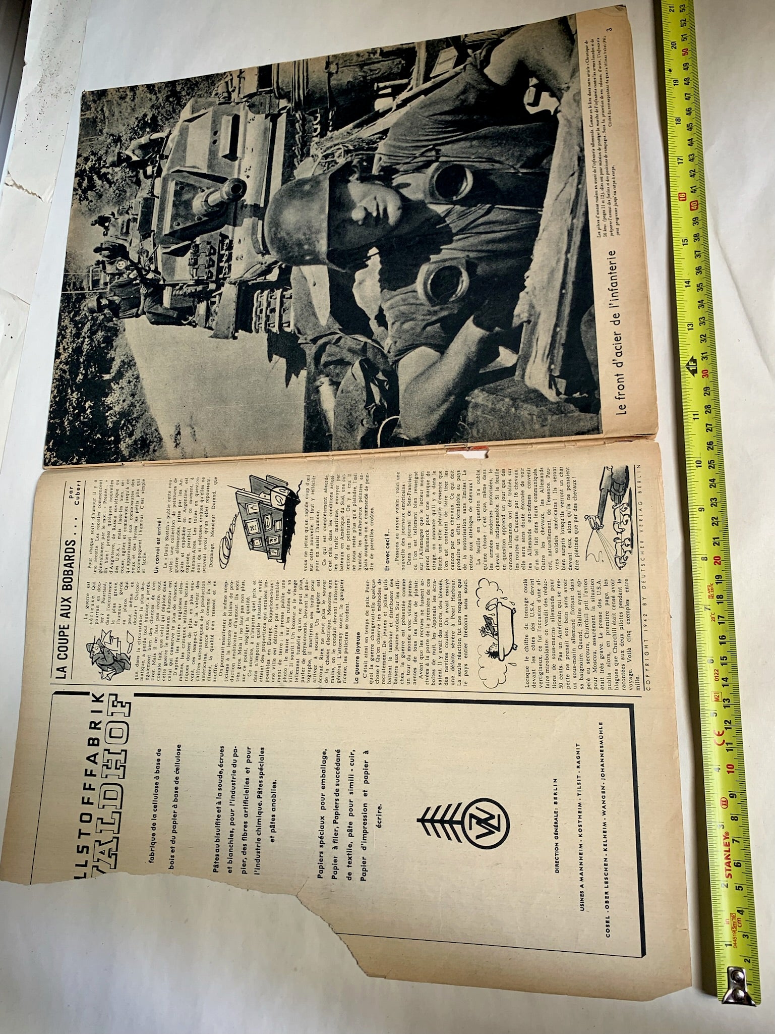 Original WW2 German Signal Magazine in French - November 1942 - The Militaria Shop