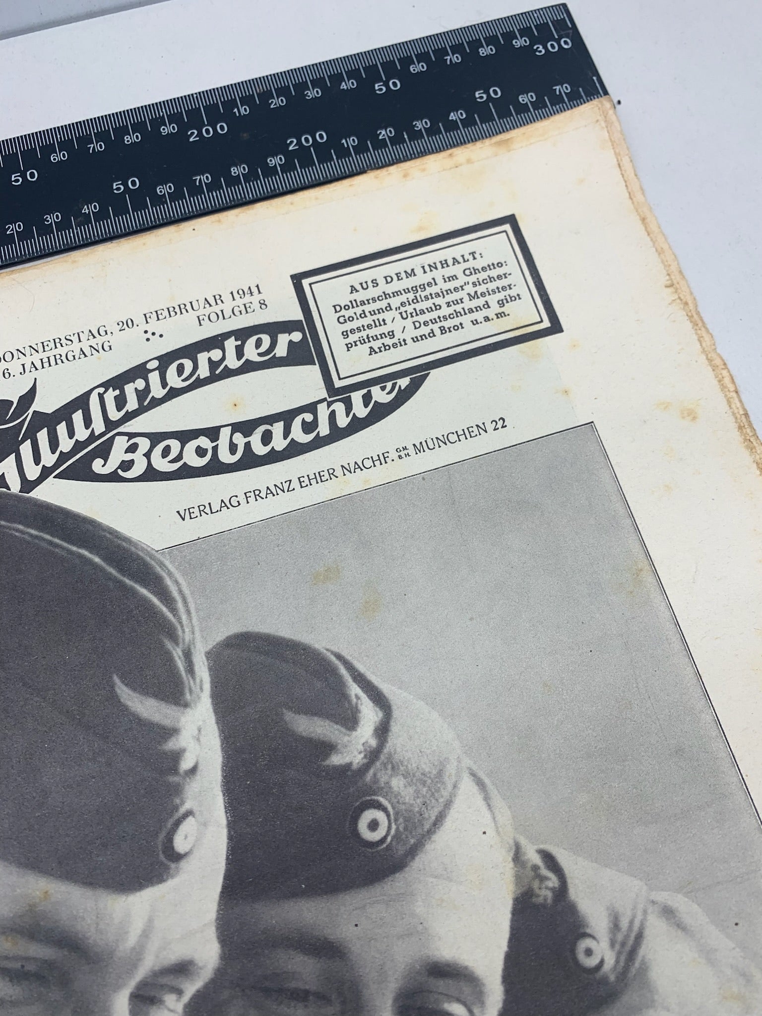 JB Juustrierter Beobachter NSDAP Magazine Original WW2 German - 20th February 1941 - The Militaria Shop