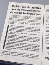 Lade das Bild in den Galerie-Viewer, Interesting Original WW2 Belgium / Dutch Propaganda Leaflet aimed at local Workers
