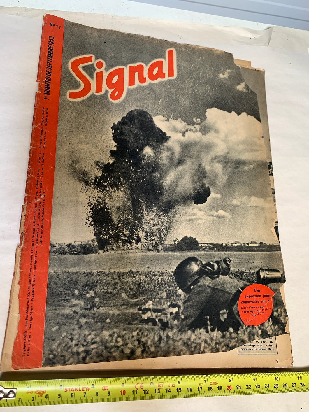 Signaal Magazine Original WW2 Deutsch - 1. August 1942 - Nr. 87