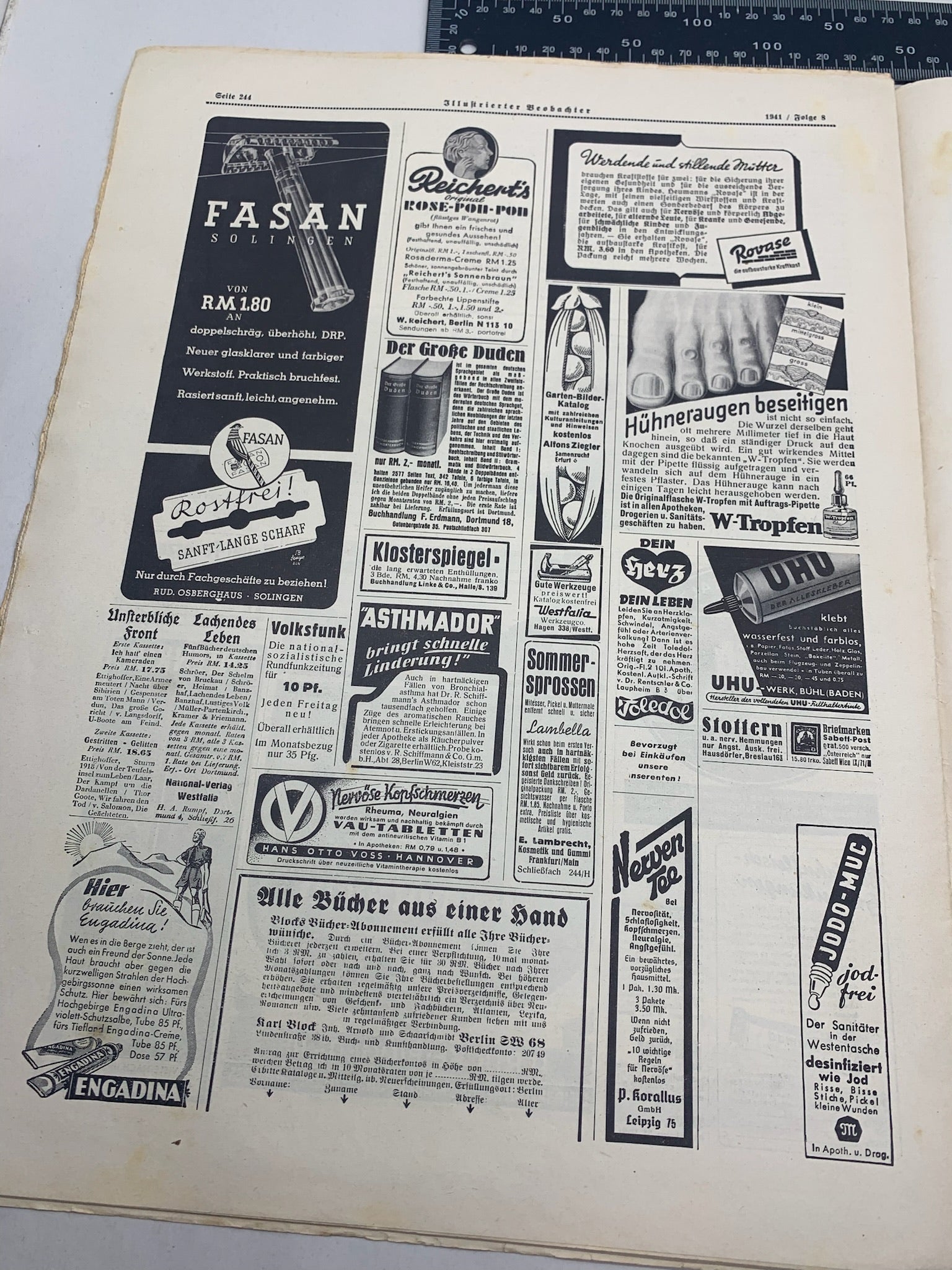 JB Juustrierter Beobachter NSDAP Magazine Original WW2 German - 20th February 1941 - The Militaria Shop