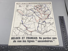 Charger l&#39;image dans la galerie, Interesting Original WW2 Belgium / Dutch Propaganda Leaflet aimed at local Workers

