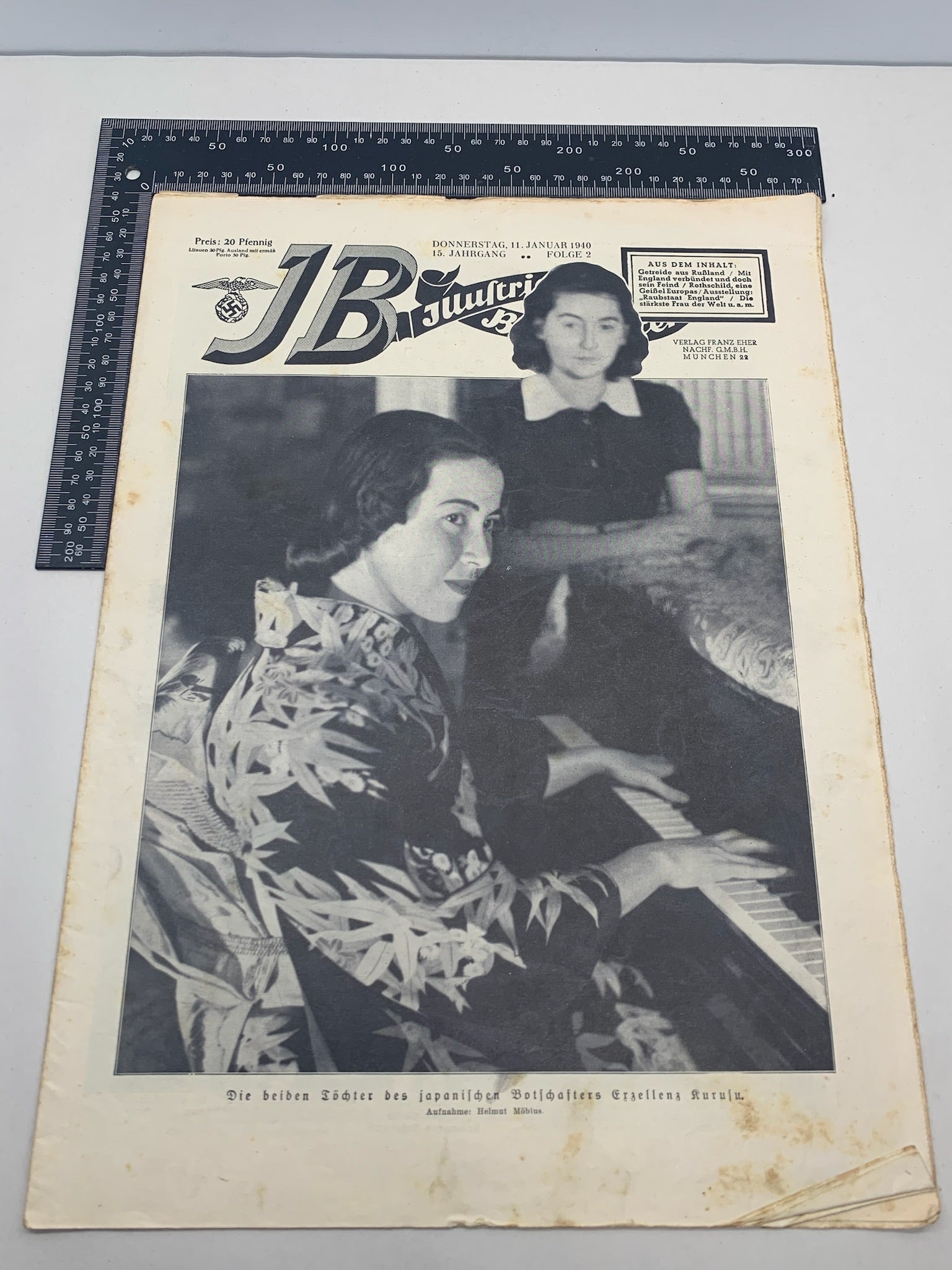 JB Juustrierter Beobachter NSDAP Magazine Original WW2 German - 11th January 1940 - The Militaria Shop