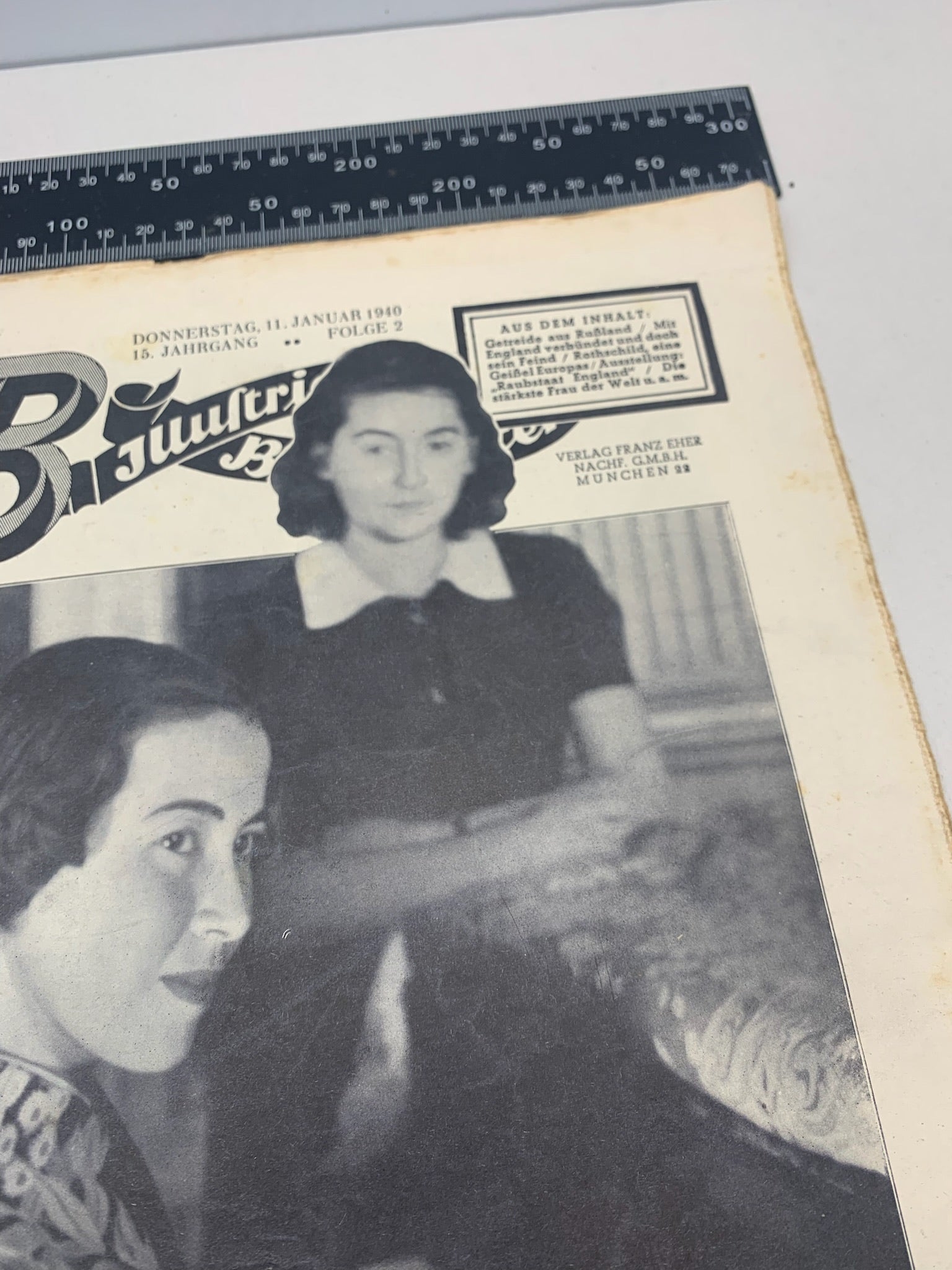JB Juustrierter Beobachter NSDAP Magazine Original WW2 German - 11th January 1940 - The Militaria Shop