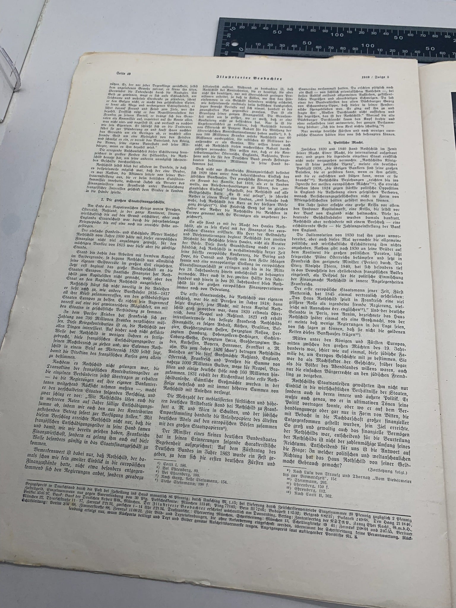 JB Juustrierter Beobachter NSDAP Magazine Original WW2 German - 11th January 1940 - The Militaria Shop