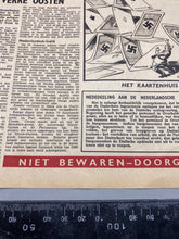 Load image into Gallery viewer, Interesting Original WW2 Dutch Propaganda Leaflet
