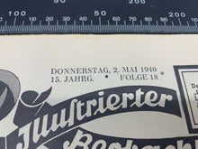 Lade das Bild in den Galerie-Viewer, JB Juustrierter Beobachter NSDAP Magazine Original WW2 German - 2nd May 1940
