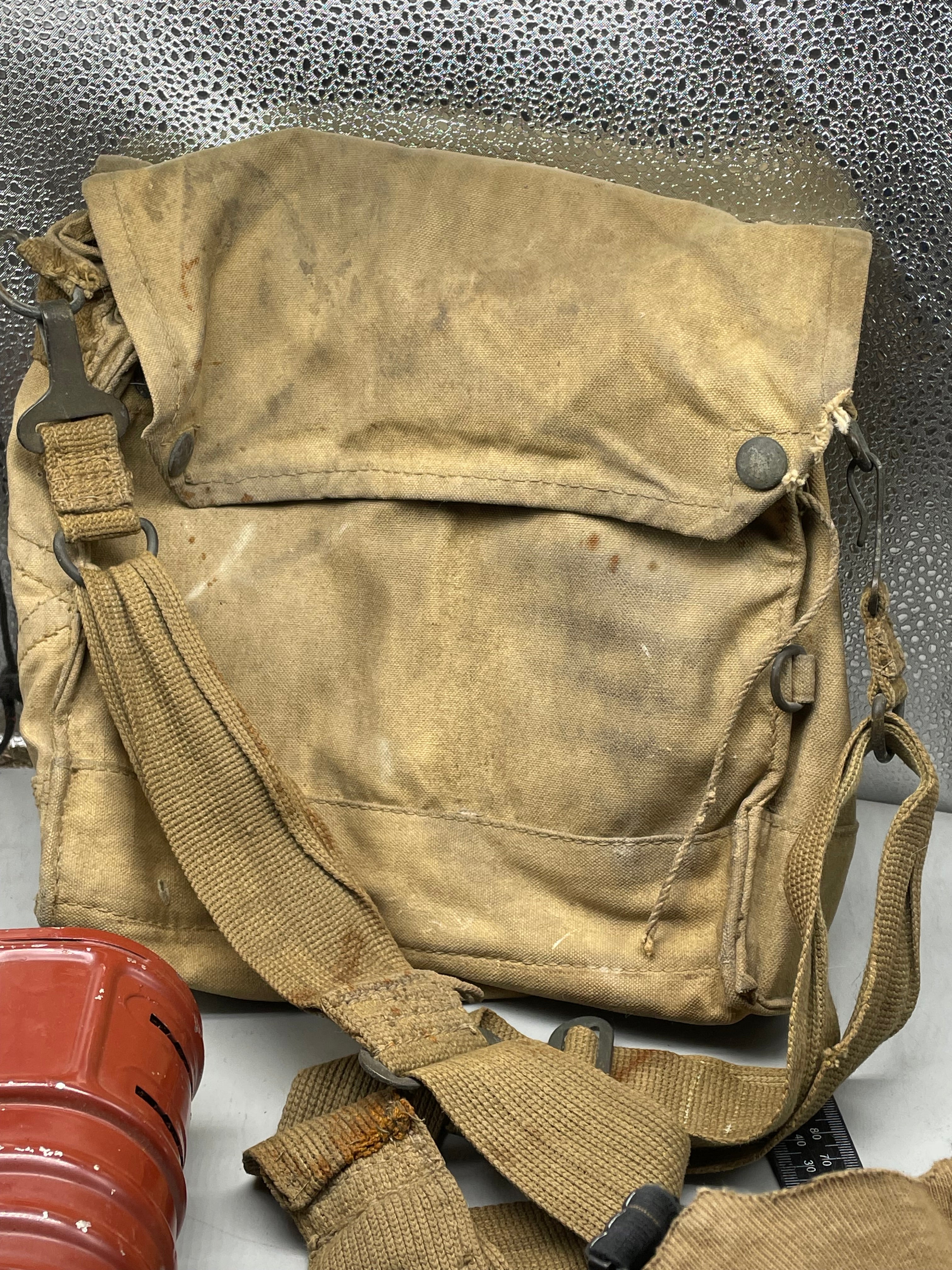 Original WW2 British Army Long-Hose Gas Mask with Bag - The Militaria Shop