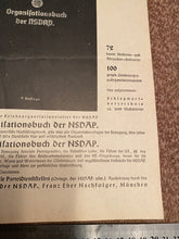 Load image into Gallery viewer, An interesting WW2 German NSDAP advertising information sheet / pamphlet.
