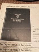 An interesting WW2 German NSDAP advertising information sheet / pamphlet. - The Militaria Shop