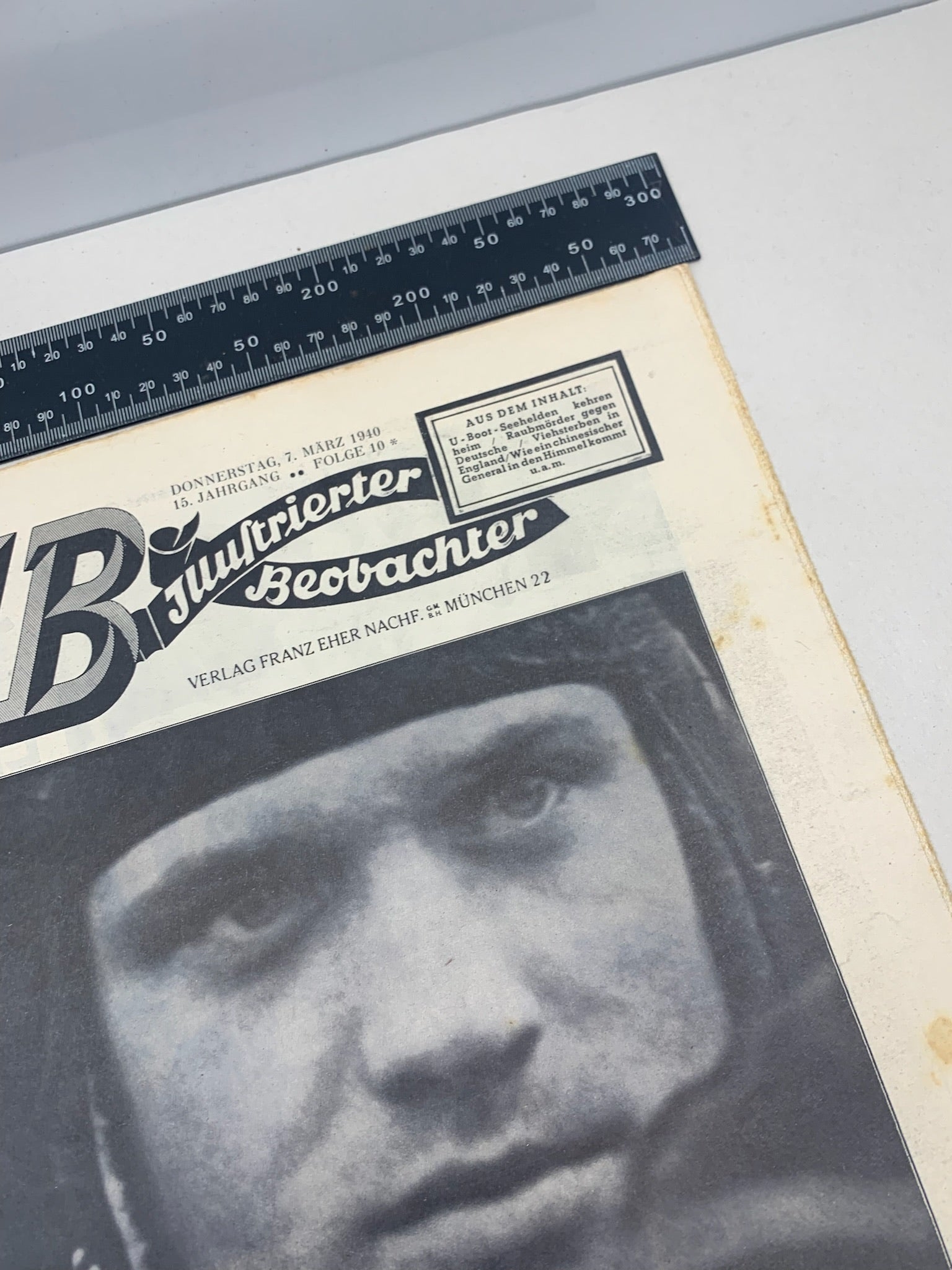 JB Juustrierter Beobachter NSDAP Magazine Original WW2 German - 7th March 1940 - The Militaria Shop