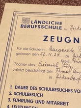 Load image into Gallery viewer, WW2 - 1938 Dated German School Document with a good eagle stamp.
