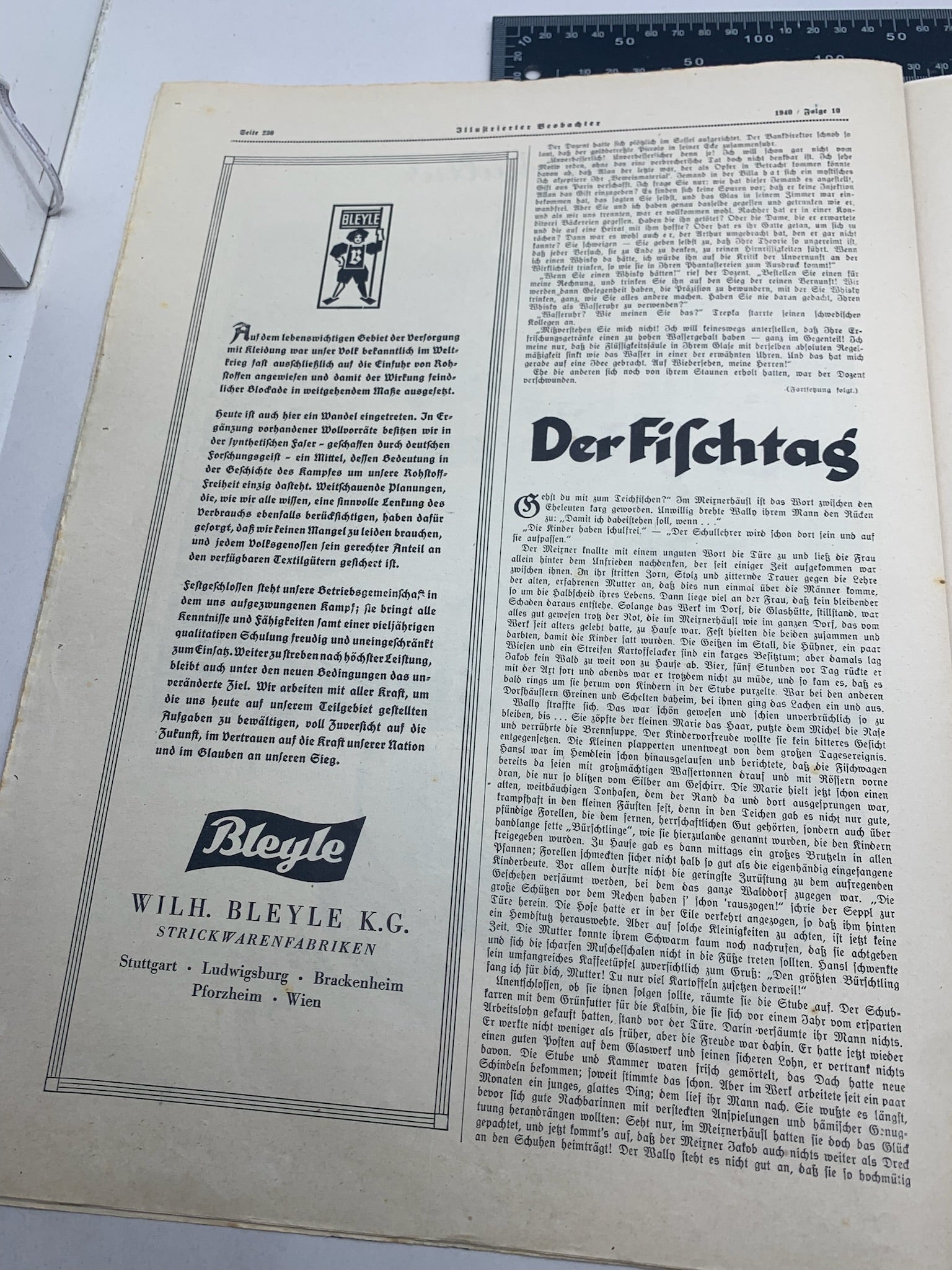 JB Juustrierter Beobachter NSDAP Magazine Original WW2 German - 7th March 1940 - The Militaria Shop