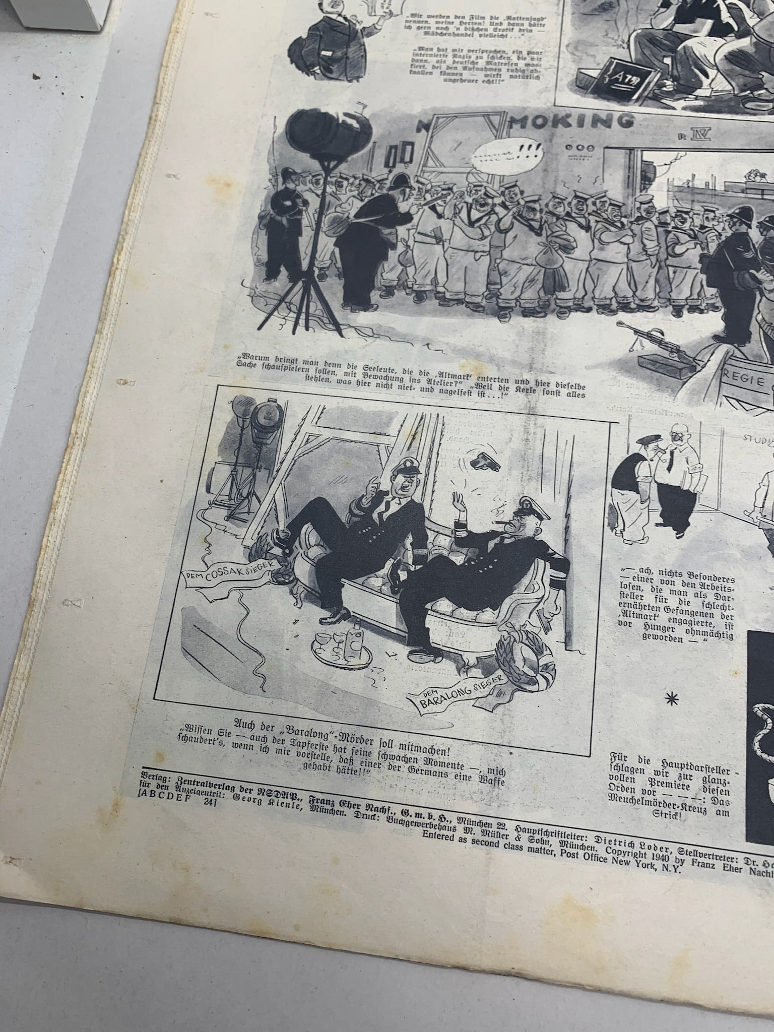 JB Juustrierter Beobachter NSDAP Magazine Original WW2 German - 7th March 1940 - The Militaria Shop