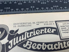 JB Juustrierter Beobachter NSDAP Magazine Original WW2 German - 22nd February 1940 - The Militaria Shop