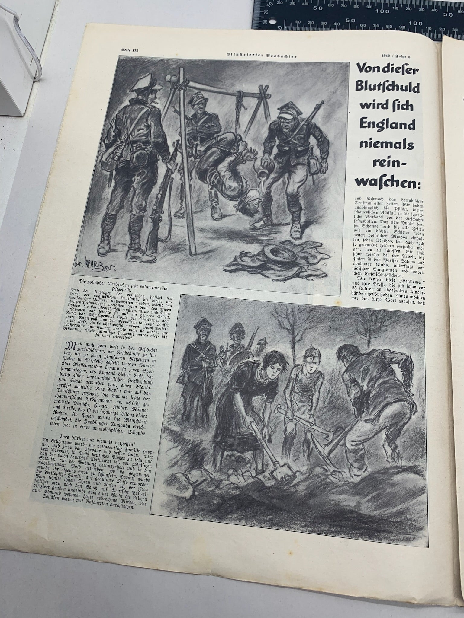 JB Juustrierter Beobachter NSDAP Magazine Original WW2 German - 22nd February 1940 - The Militaria Shop
