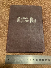 Charger l&#39;image dans la galerie, Third Reich Ahnen Pass (Family Tree Book) in good condition. With stamps and information.
