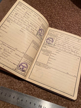 Lade das Bild in den Galerie-Viewer, Third Reich Ahnen Pass (Family Tree Book) in good condition. With stamps and information.
