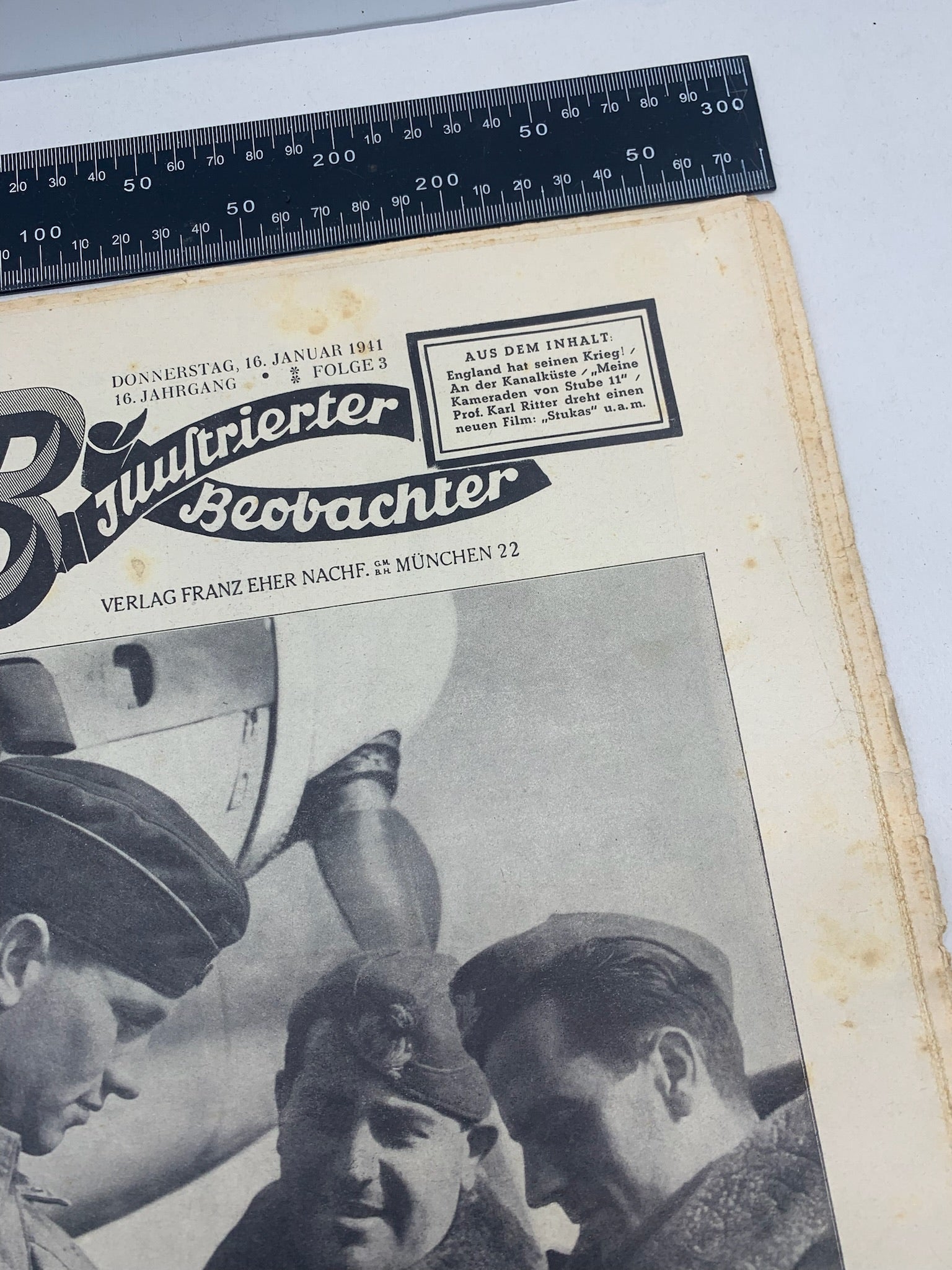 JB Juustrierter Beobachter NSDAP Magazine Original WW2 German - 16th January 1941 - The Militaria Shop