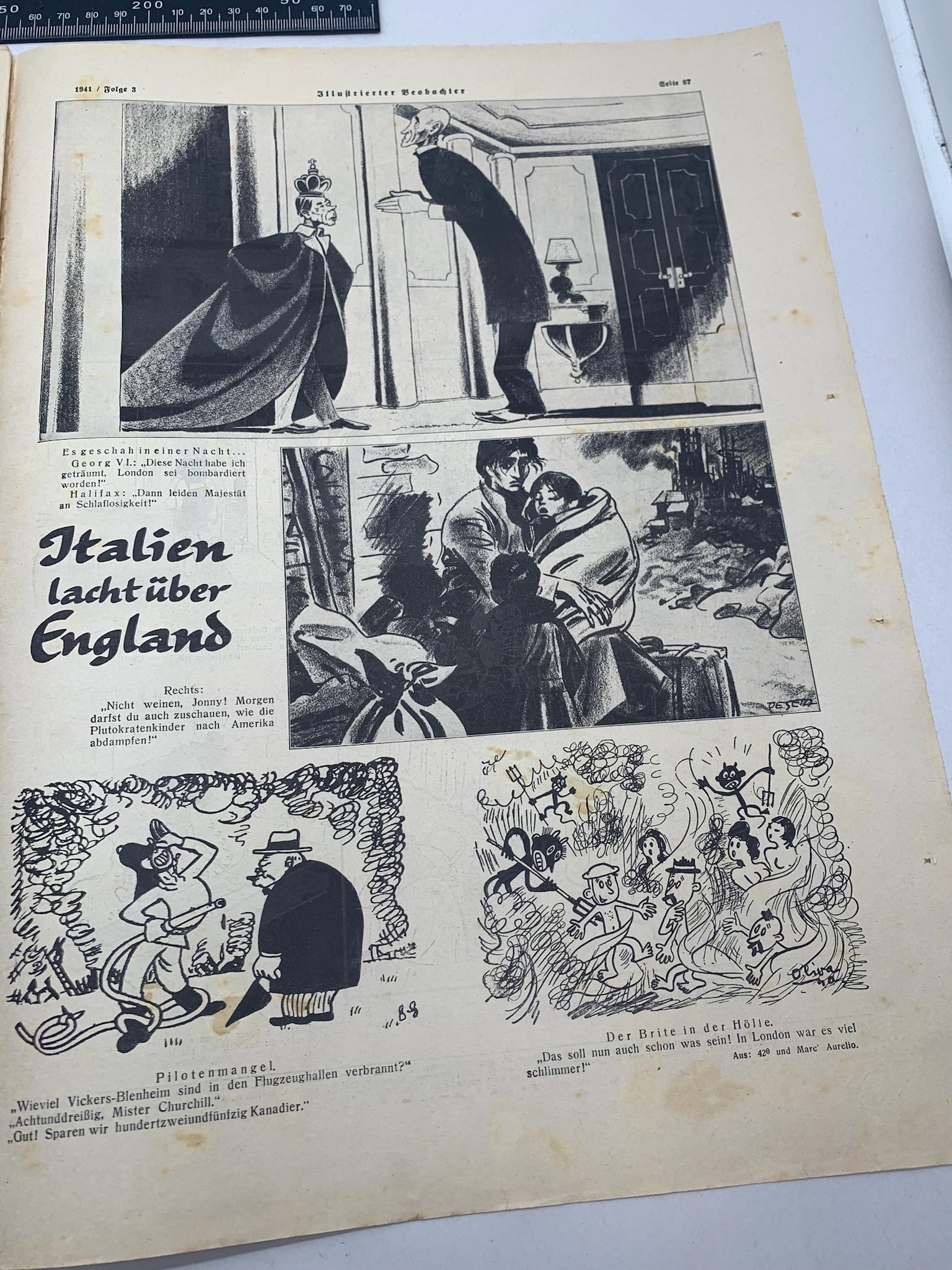JB Juustrierter Beobachter NSDAP Magazine Original WW2 German - 16th January 1941 - The Militaria Shop