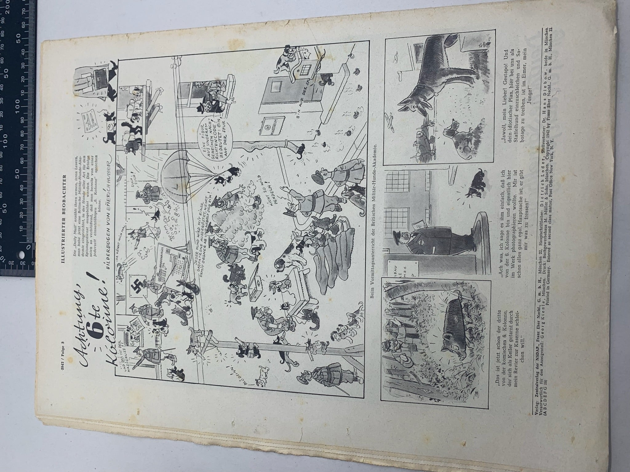 JB Juustrierter Beobachter NSDAP Magazine Original WW2 German - 15th January 1942 - The Militaria Shop