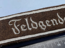 Charger l&#39;image dans la galerie, WW2 German Army Feldgendarmerie Officer&#39;s Cuff Title
