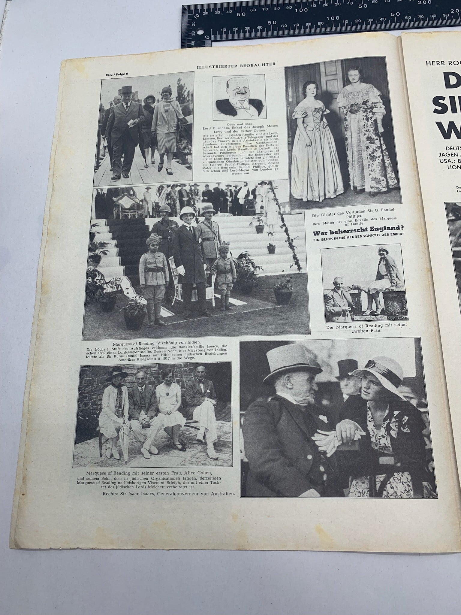 JB Juustrierter Beobachter NSDAP Magazine Original WW2 German - 19th February 1942 - The Militaria Shop