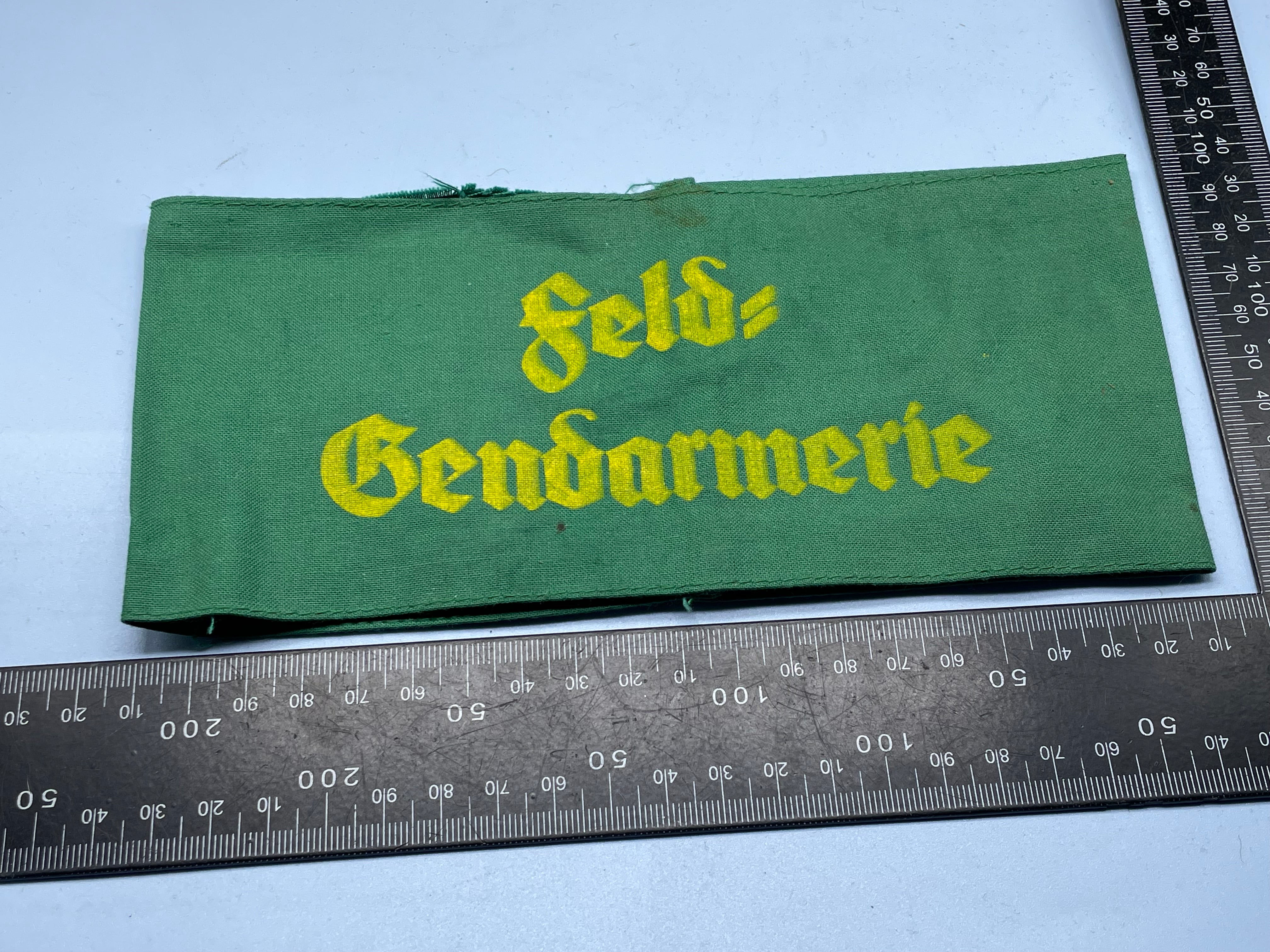 Printed WW2 German Feldgendarmerie Armband - The Militaria Shop