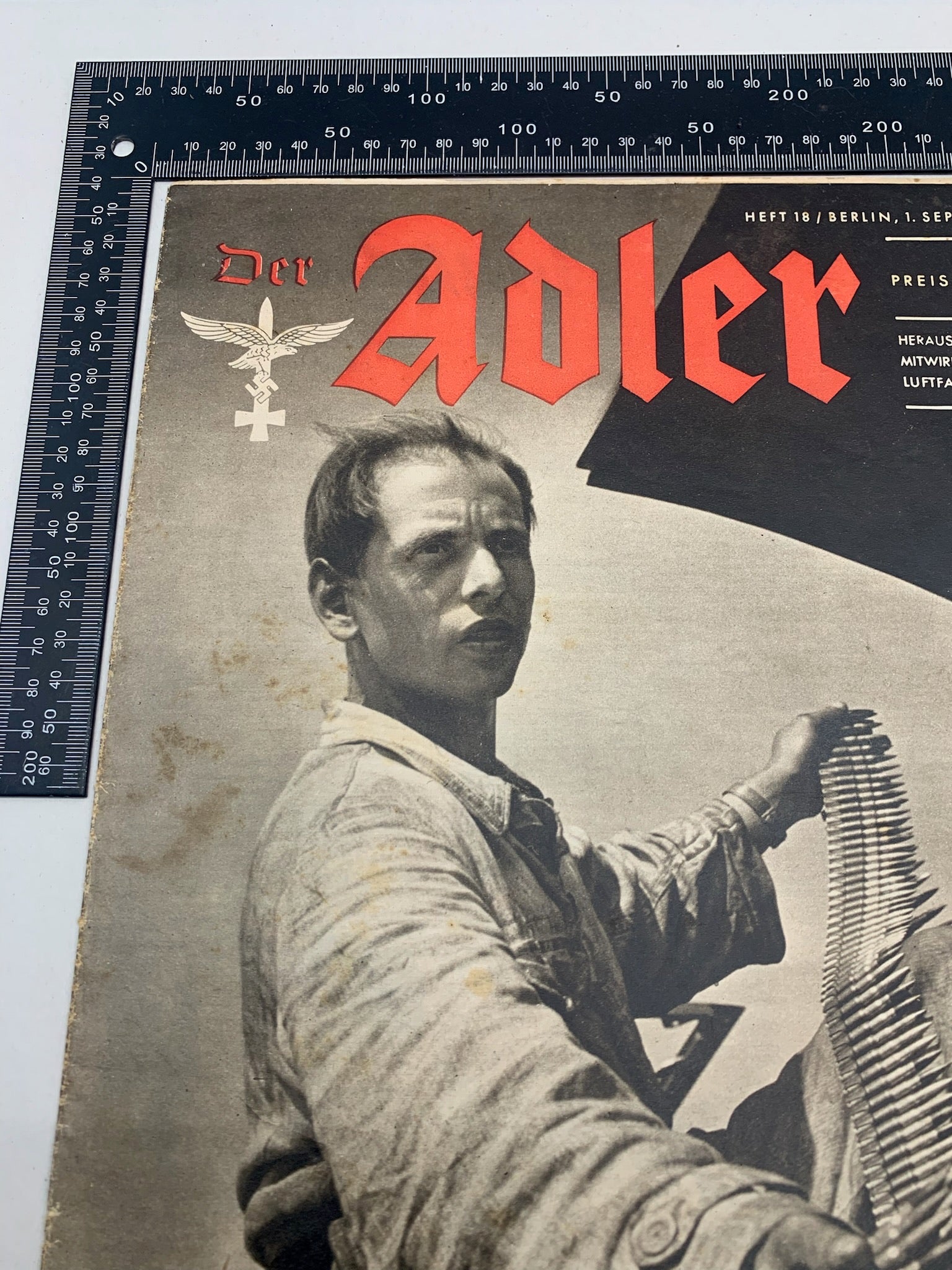 Der Adler Luftwaffe Magazine Original WW2 German - 1st September 1942 - The Militaria Shop