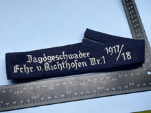 Charger l&#39;image dans la galerie, German Luftwaffe Geschwader Richthofen Cuff Title
