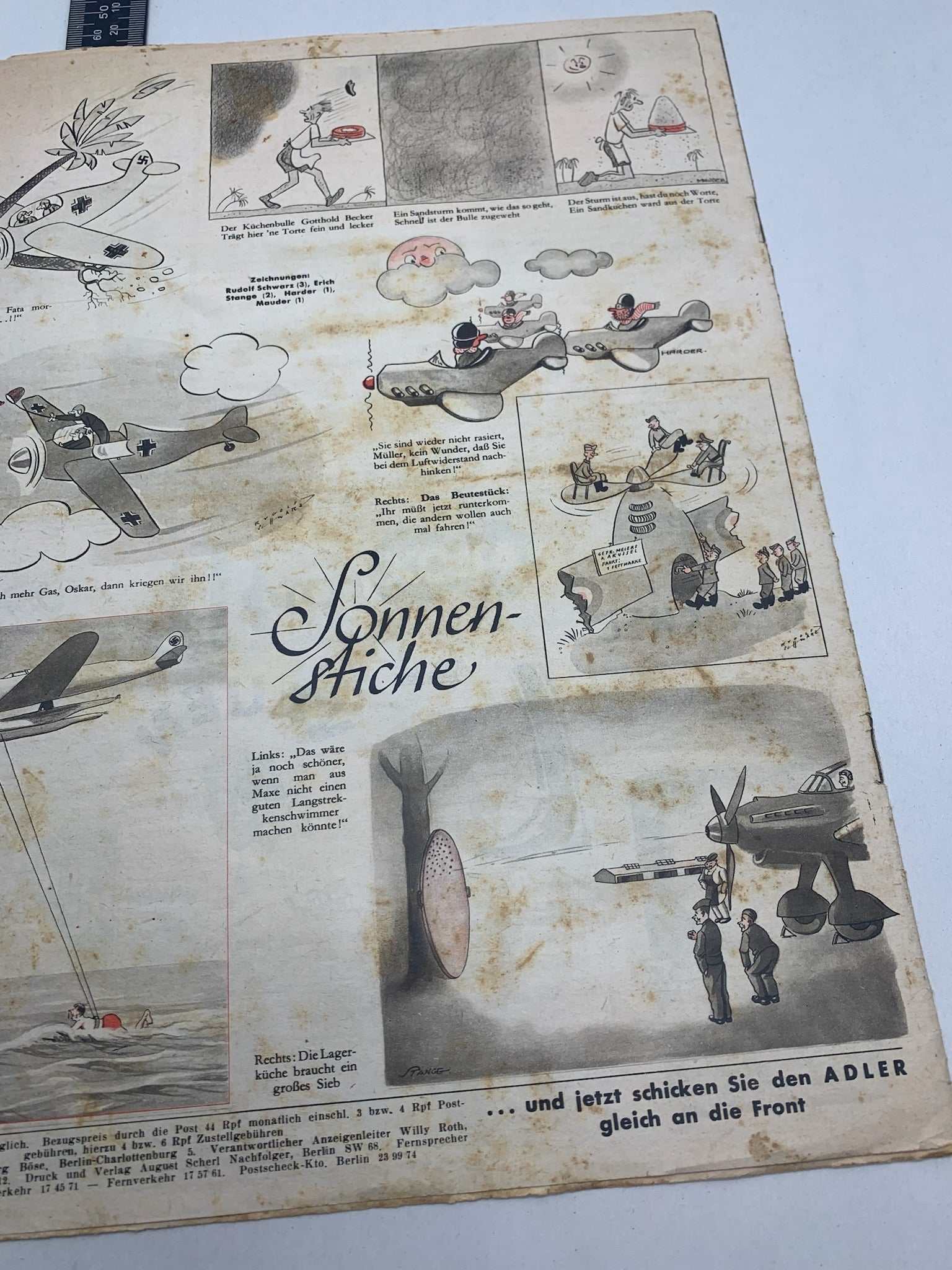 Der Adler Luftwaffe Magazine Original WW2 German - 1st September 1942 - The Militaria Shop