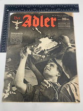 Charger l&#39;image dans la galerie, Der Adler Luftwaffe Magazine Original WW2 German - 31st August 1943
