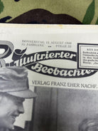JB Juustrierter Beobachter NSDAP Magazine Original WW2 German - 15th August 1940 - The Militaria Shop