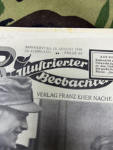 Charger l&#39;image dans la galerie, JB Juustrierter Beobachter NSDAP Magazine Original WW2 German - 15th August 1940 - The Militaria Shop
