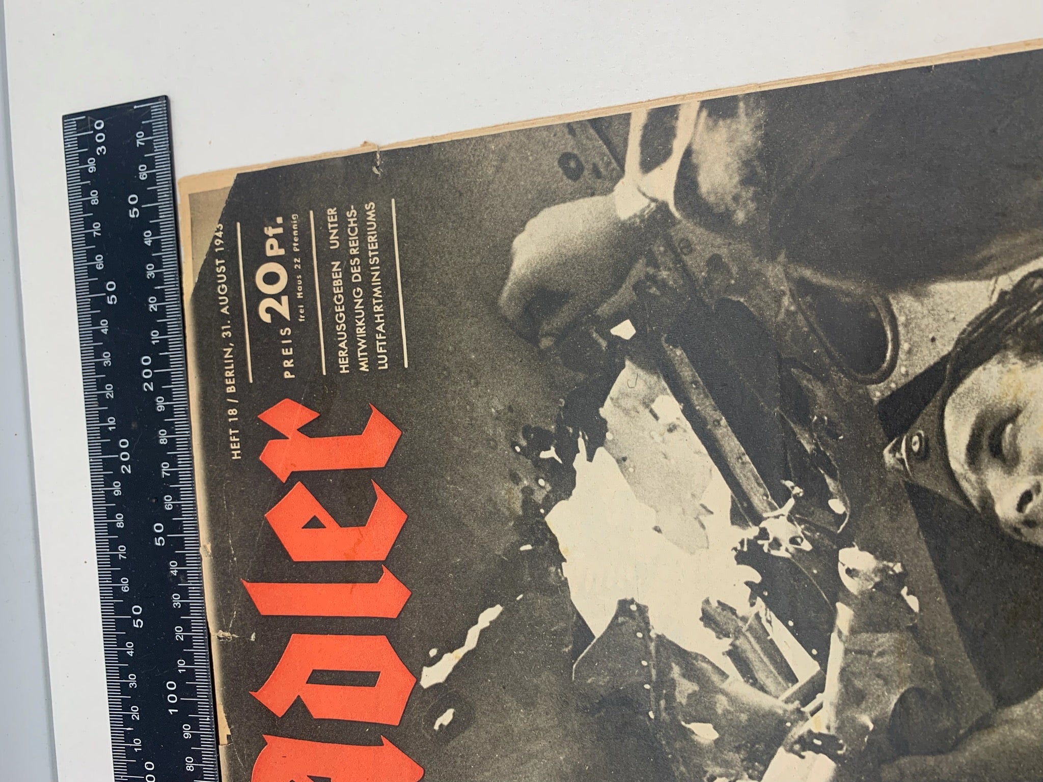 Der Adler Luftwaffe Magazine Original WW2 German - 31st August 1943 - The Militaria Shop