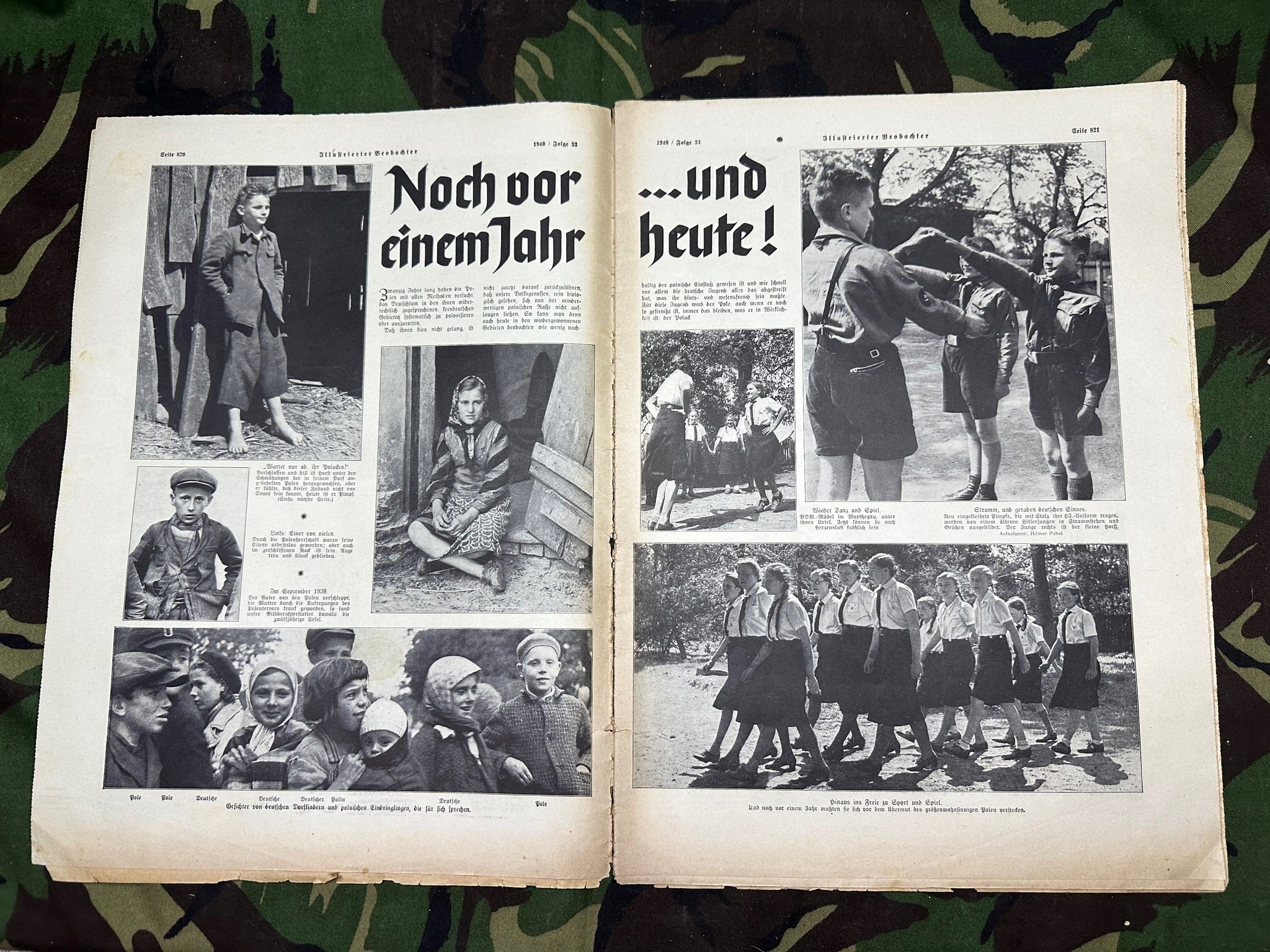 JB Juustrierter Beobachter NSDAP Magazine Original WW2 German - 15th August 1940 - The Militaria Shop