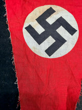 Charger l'image dans la galerie, Original WW2 German NSDAP Pennant Flag - Size 39cm x 22cm - The Militaria Shop

