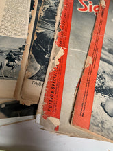 Load image into Gallery viewer, Original French Language WW2 German Signal Magazines - Damaged Grouping
