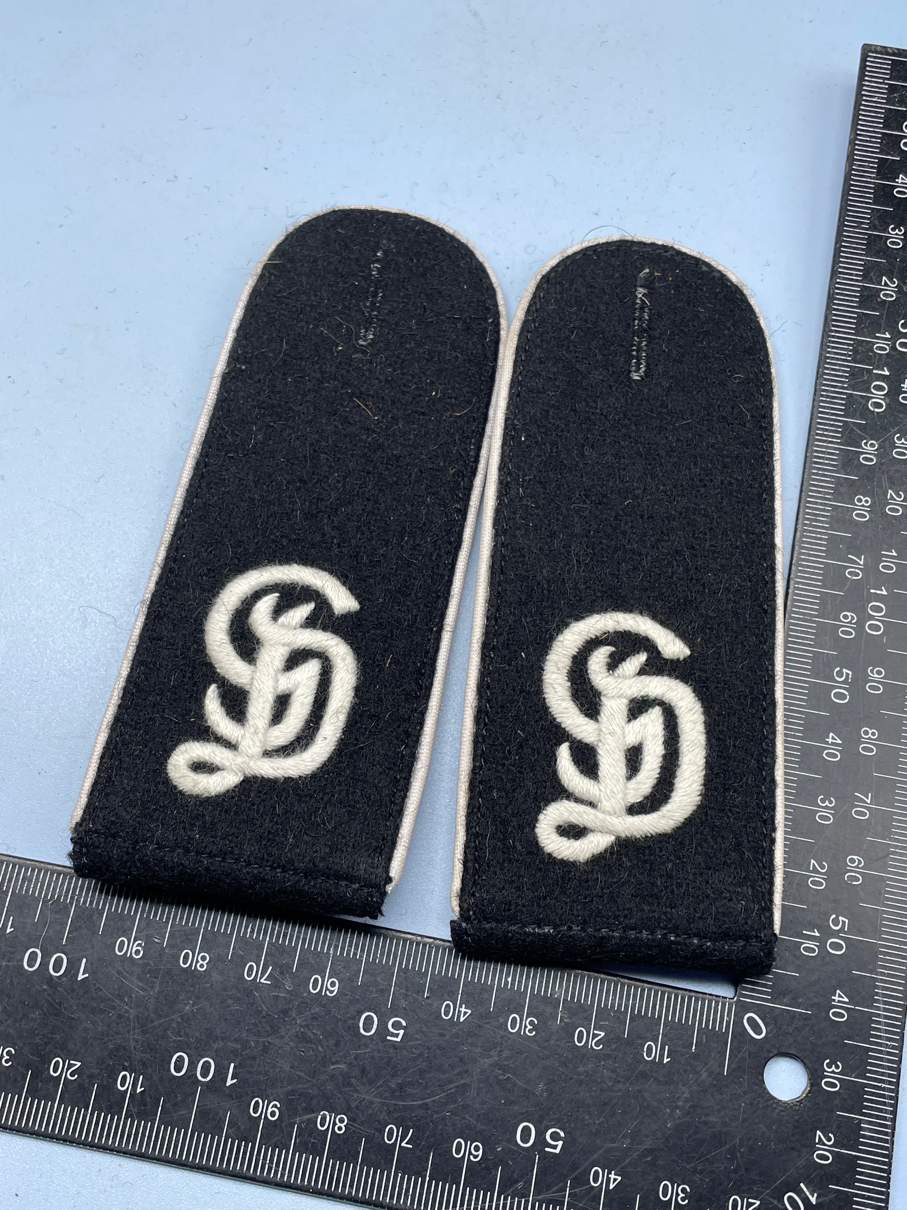 Pair of WW2 German Gross Deutschland Shoulder boards - The Militaria Shop