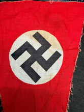 Charger l'image dans la galerie, Original WW2 German NSDAP Pennant Flag - Size 39cm x 22cm - The Militaria Shop
