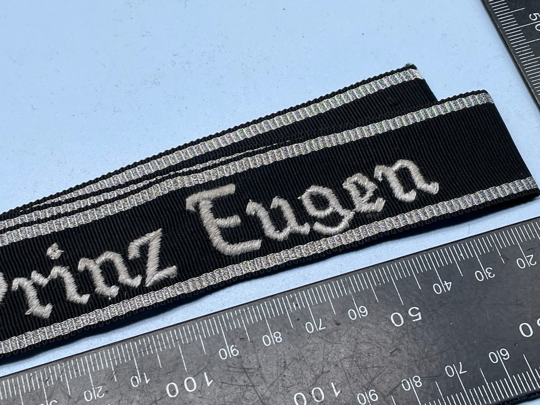WW2 German SS Prinz Eugen Cuff Title