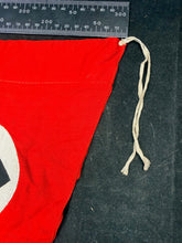 Charger l'image dans la galerie, Original WW2 German NSDAP Pennant Flag - Size 52cm x 28cm - The Militaria Shop
