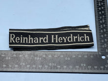 Charger l&#39;image dans la galerie, WW2 German SS Reinhard Hydrich Cuff Title
