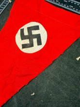 Charger l'image dans la galerie, Original WW2 German NSDAP Pennant Flag - Size 52cm x 28cm - The Militaria Shop
