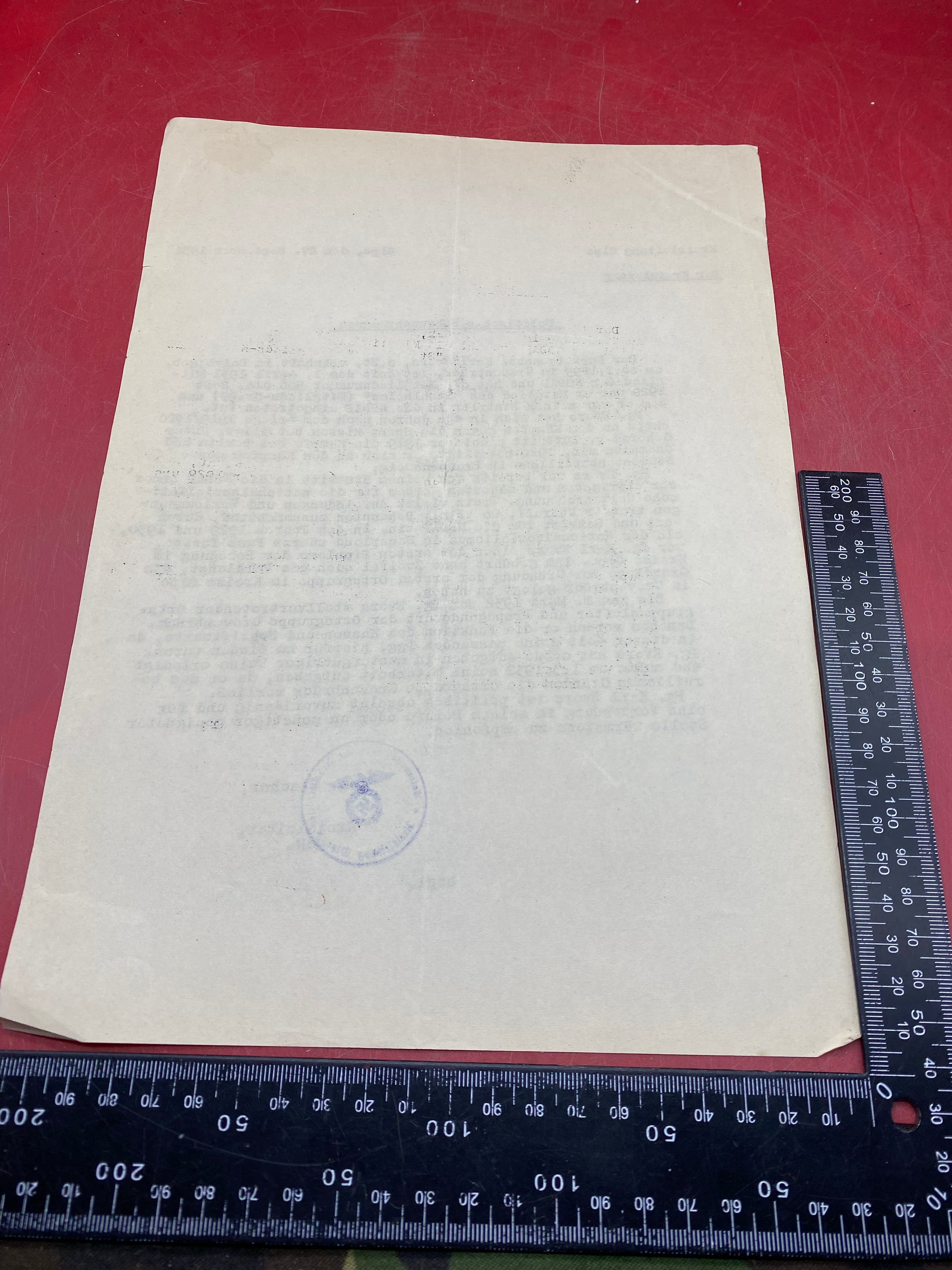 Interesting WW2 German paper and letter dated 1934. - The Militaria Shop