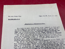 Lade das Bild in den Galerie-Viewer, Interesting WW2 German paper and letter dated 1934.
