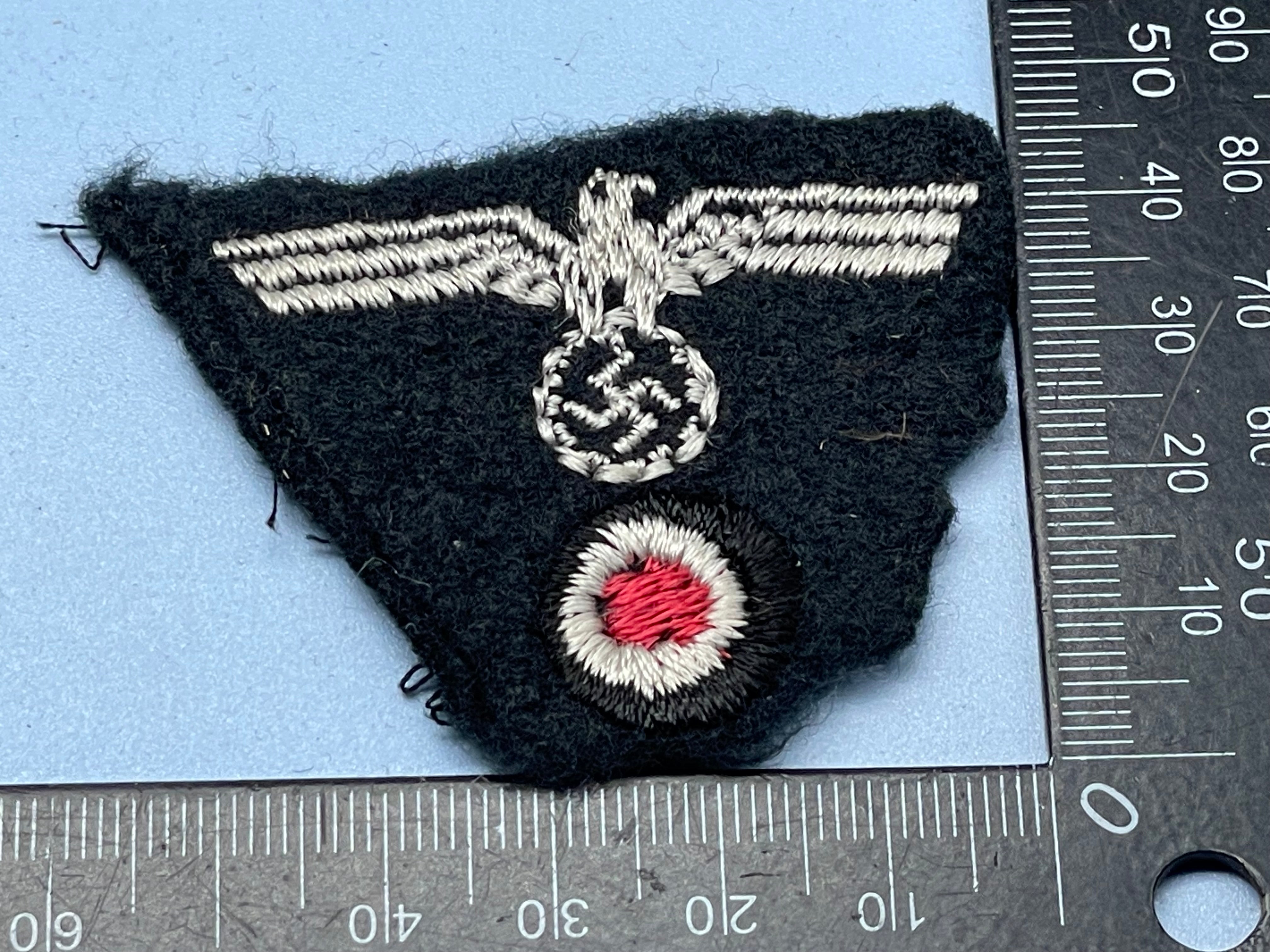 WW2 German SS Cap Insignia - The Militaria Shop